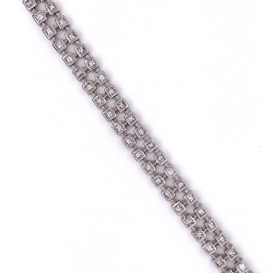 TWO STRAND DIAMOND BRACELET