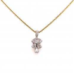 FLOWER DIAMOND PENDANT