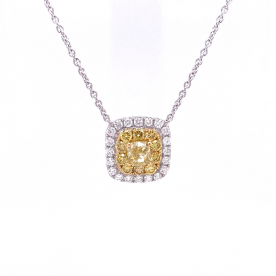 YELLOW DIAMOND PENDANT