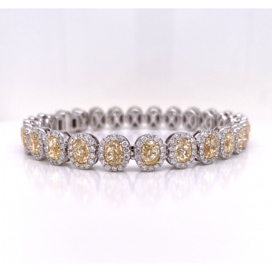 YELLOW DIAMOND BRACELET