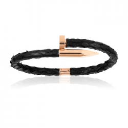 Double Bone Python Nail Bracelet 