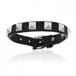 Double Bone Single Stud Bracelet 