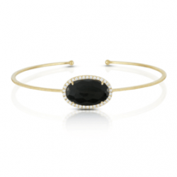 Doves Gatsby Black Onyx Bangle