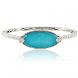 Doves St. Barths Blue Bangle 