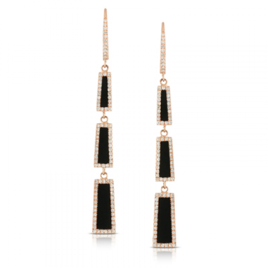 Doves Gatsby Black Onyx Earring 