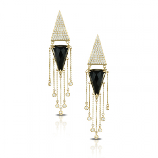 Doves Gatsby Black Onyx Earring