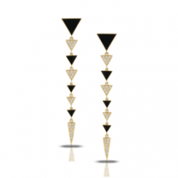 Doves Gatsby Black Onyx Earring Doves Gatsby Black Onyx Earring