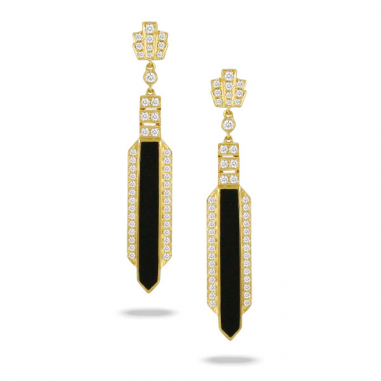 Doves Gatsby Black Onyx Earring 