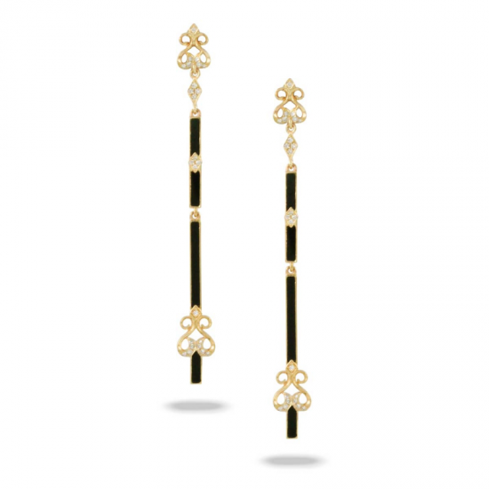 Doves Gatsby Black Onyx Earring 