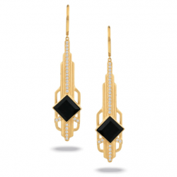 Doves Gatsby Black Onyx Earring Doves Gatsby Black Onyx Earring