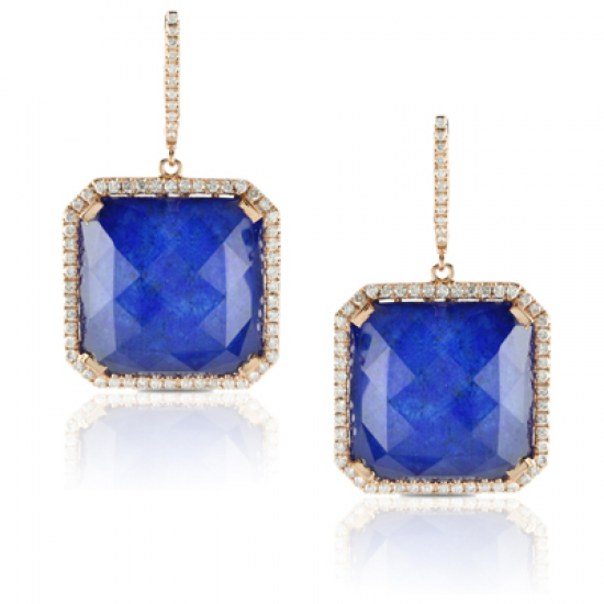 Doves Royal Lapis Earring 