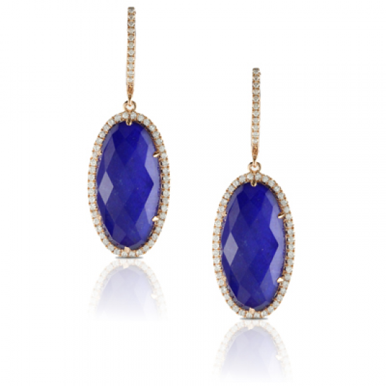 Doves Royal Lapis Earring 