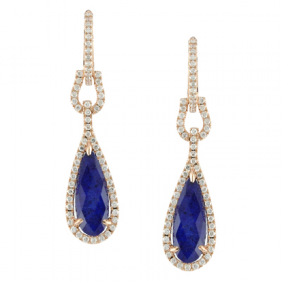 Doves Royal Lapis Earring 