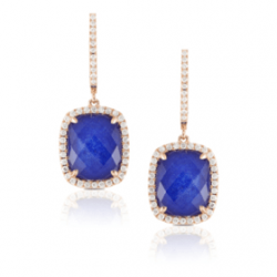 Doves Royal Lapis Earring 
