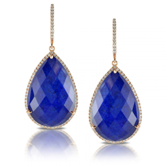 Doves Royal Lapis Earring 