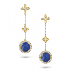 Doves Royal Lapis Earring 