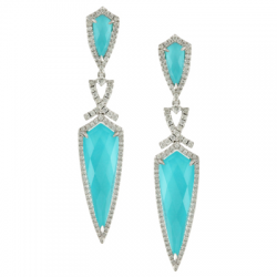 Doves St. Barths Blue Earring 