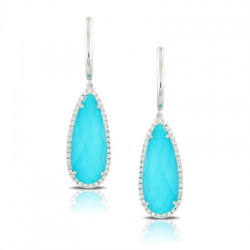 Doves St. Barths Blue Earring 