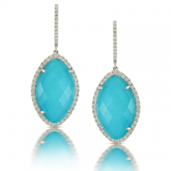 Doves St. Barths Blue Earring Doves St. Barths Blue Earring