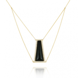 Doves Gatsby Black Onyx Necklace Doves Gatsby Black Onyx Necklace