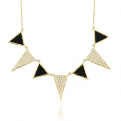 Doves Gatsby Black Onyx Necklace Doves Gatsby Black Onyx Necklace