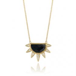 Doves Gatsby Black Onyx Necklace Doves Gatsby Black Onyx Necklace