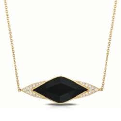 Doves Gatsby Black Onyx Necklace Doves Gatsby Black Onyx Necklace