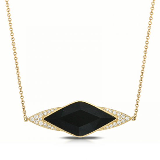 Doves Gatsby Black Onyx Necklace 