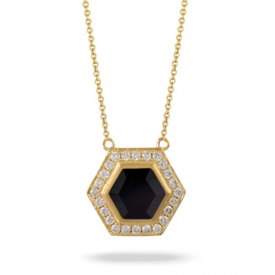 Doves Gatsby Black Onyx Necklace 