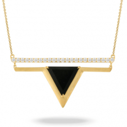 Doves Gatsby Black Onyx Necklace Doves Gatsby Black Onyx Necklace