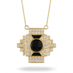 Doves Gatsby Black Onyx Necklace Doves Gatsby Black Onyx Necklace