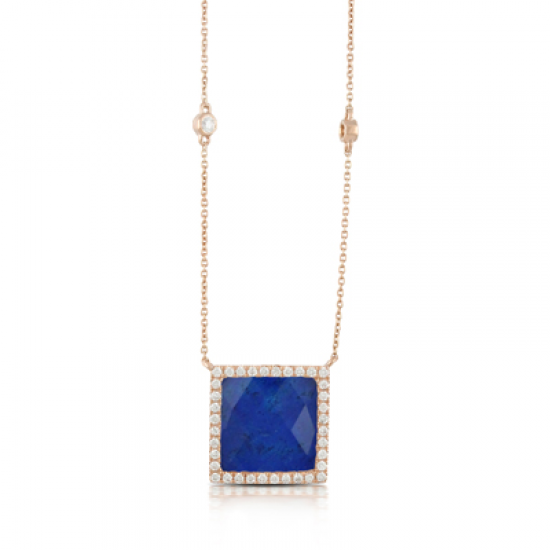Doves Royal Lapis Necklace 