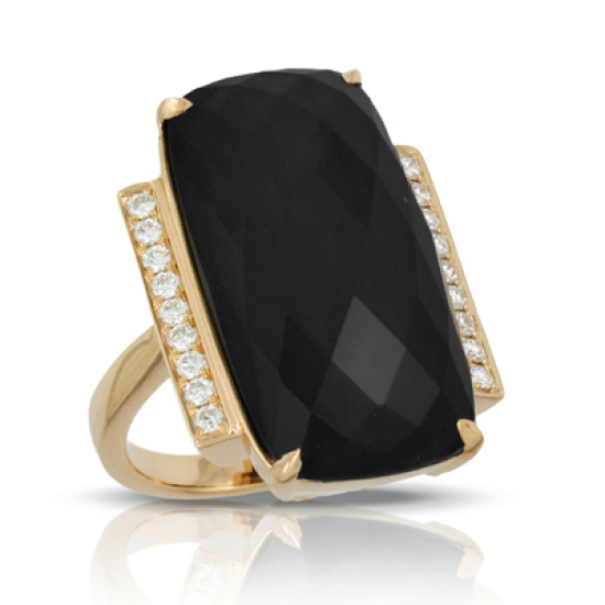 Doves Gatsby Black Onyx Ring 