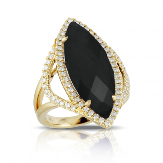 Doves Gatsby Black Onyx Ring 