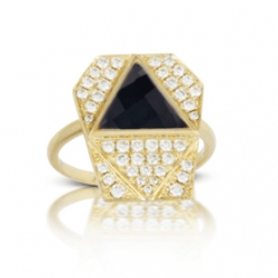 Doves Gatsby Black Onyx Ring Doves Gatsby Black Onyx Ring