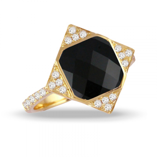 Doves Gatsby Black Onyx Ring 