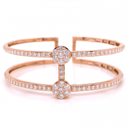 OPEN WIDE HINGED DIAMOND BANGLE OPEN WIDE HINGED DIAMOND BANGLE