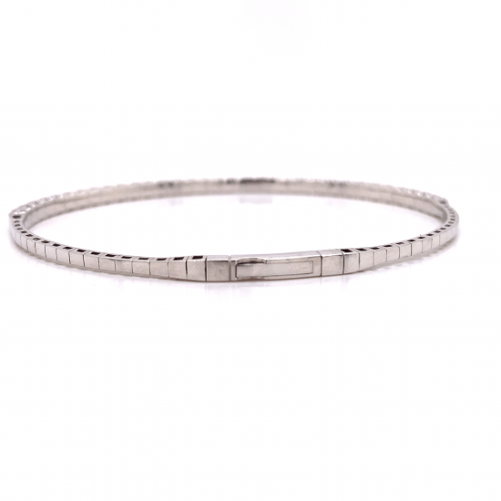 HALF WAY DIAMOND BANGLE