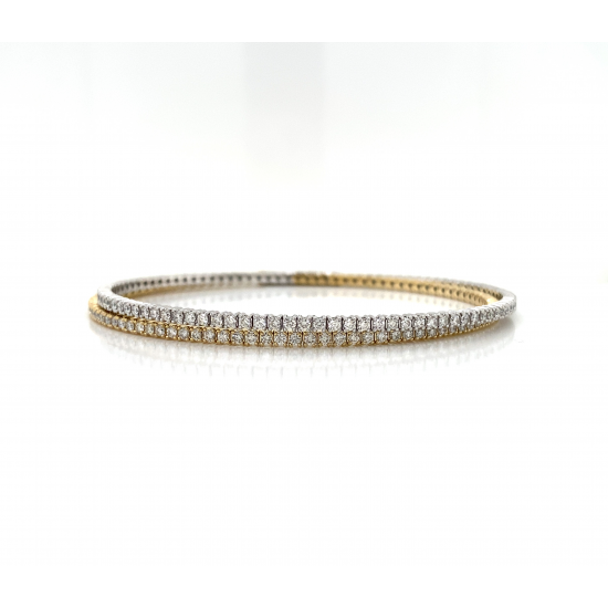 WRAP AROUND DIAMOND BANGLE