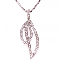 INTER LOOPED DIAMOND PENDANT