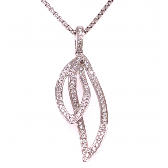 INTER LOOPED DIAMOND PENDANT