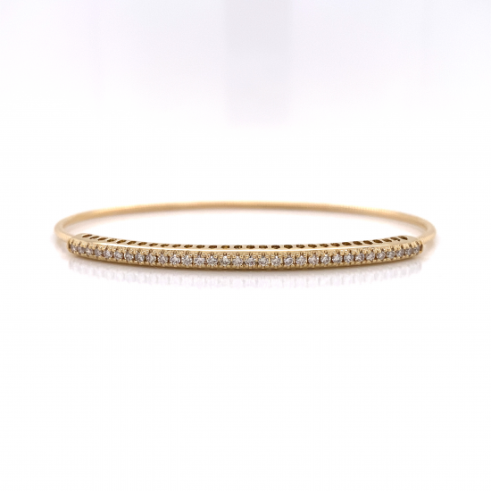 FLEXIBLE HALF WAY DIAMOND BANGLE