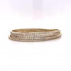 WRAP AROUND DIAMOND BANGLE