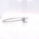 FLEXIBLE HEART & KEY DIAMOND BANGLE