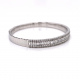 ROUND & BAGUETTE DIAMOND BANGLE