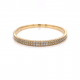 ALL-AROUND DIAMOND DOUBLE ROW BANGLE