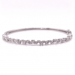 ALTERNATE HALFWAY DIAMOND BANGLE ALTERNATE HALFWAY DIAMOND BANGLE