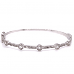 HALF WAY ROUND DIAMOND BANGLE HALF WAY ROUND DIAMOND BANGLE
