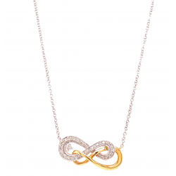 MEDIUM INFINITY DIAMOND PENDANT