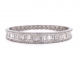 ROUND & BAGUETTE DIAMOND BANGLE